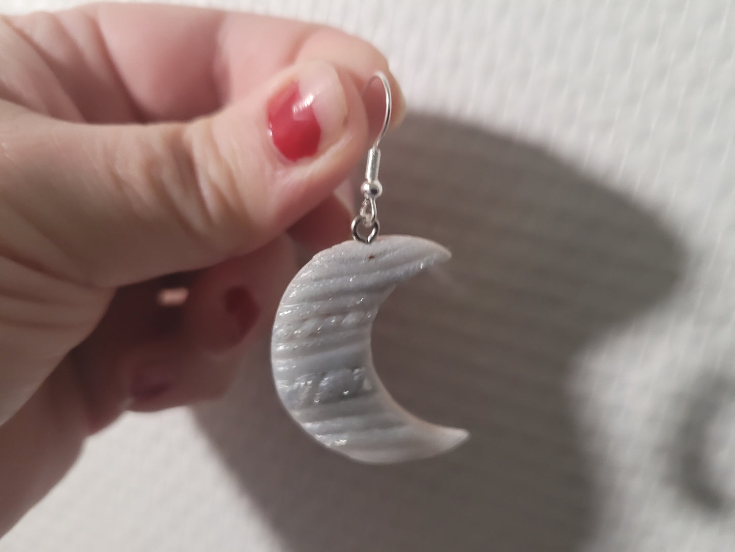 boucle d'oreille lune